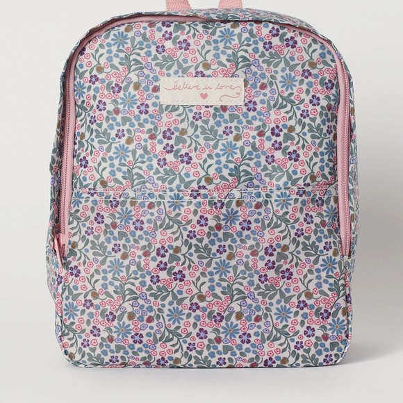 H&M Other - Floral Kids Backpack by H&M Brand - Pink and Blue